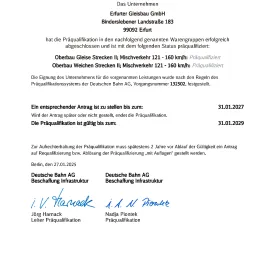 Präquali Urkunde bis 2027-01 Oberbau