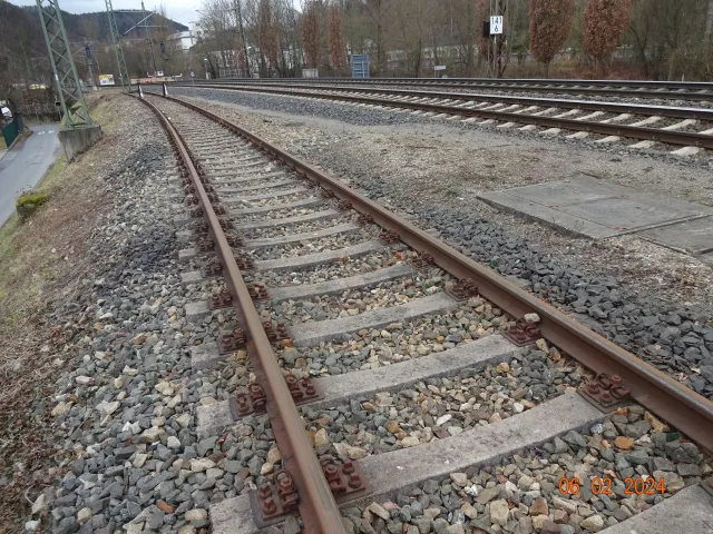 Gleis-Umbau - Saalfeld - Komplex 2024