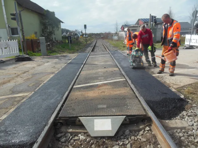 Gleis-Umbau - Langlau 