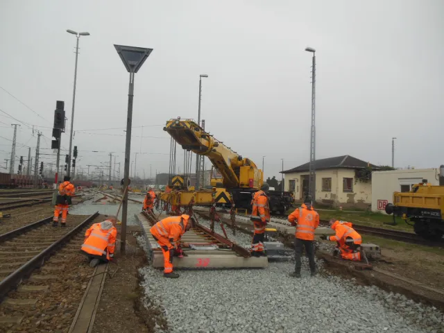 Gleis-Umbau - Saalfeld - Komplex 2024