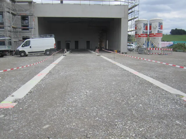 Gleis-Neubau - Kempten – Hubschrauber Plattform 